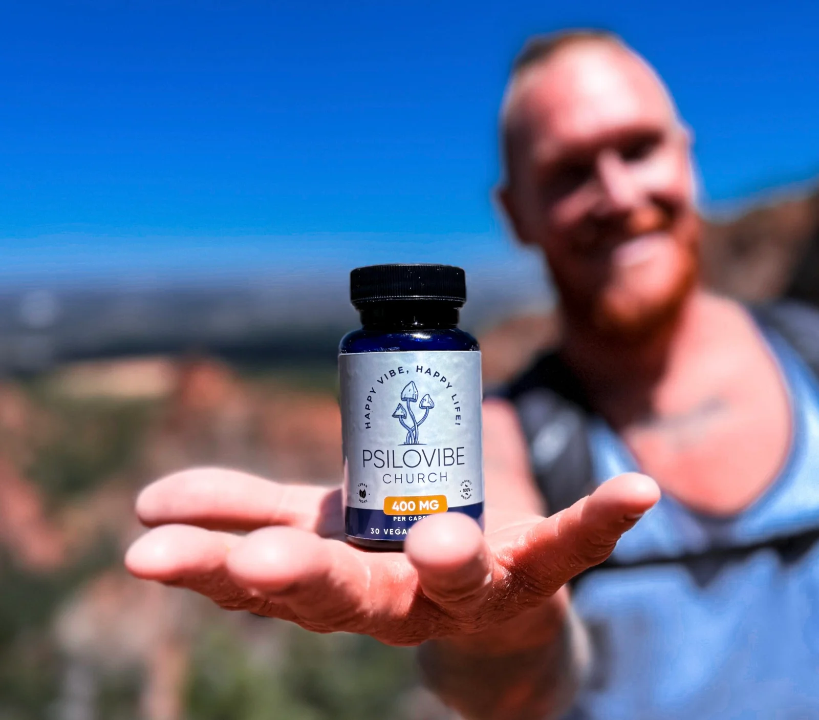 400mg MacroDose – 30 Vegan Capsules - Image 2